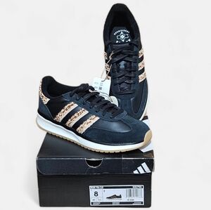 Adidas Run 70s 2.0/ Women's / Retro/ Black with Animal Print Size 8